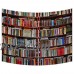 GCKG Neat Bookshelf,Library Tapestry Wall Hanging,Wall Art, Dorm Decor,Wall Tapestries Size 51x60 inches   